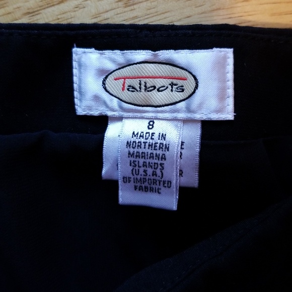 <Talbots> Woman's Dress Pants, Black - Size 8 - Picture 3 of 7